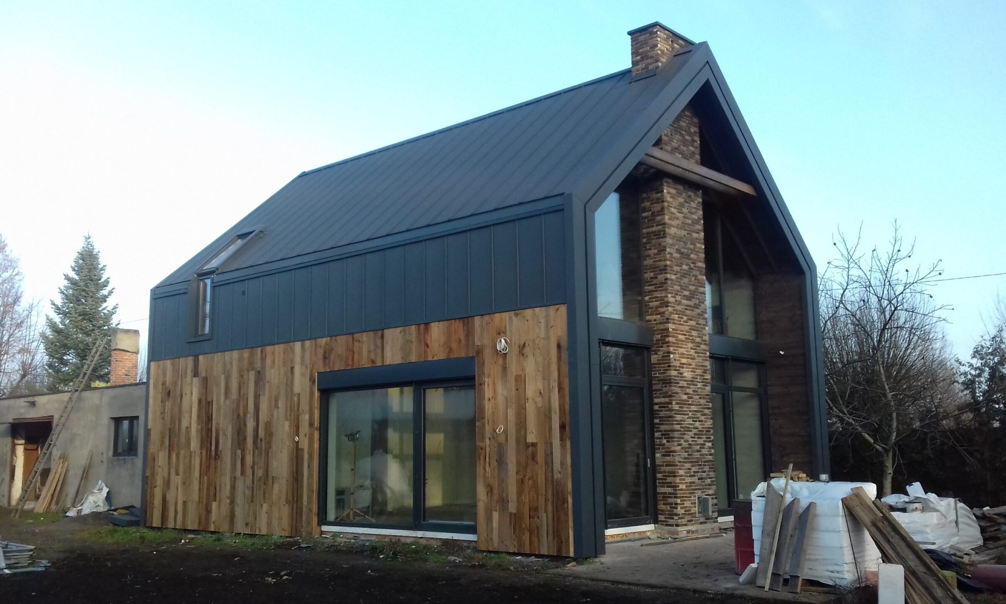 blacha na rąbek na elewacji